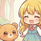 AI少女とヨチヨチ熊たん